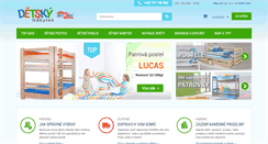 Desktop Screenshot of detske-pokoje.eu